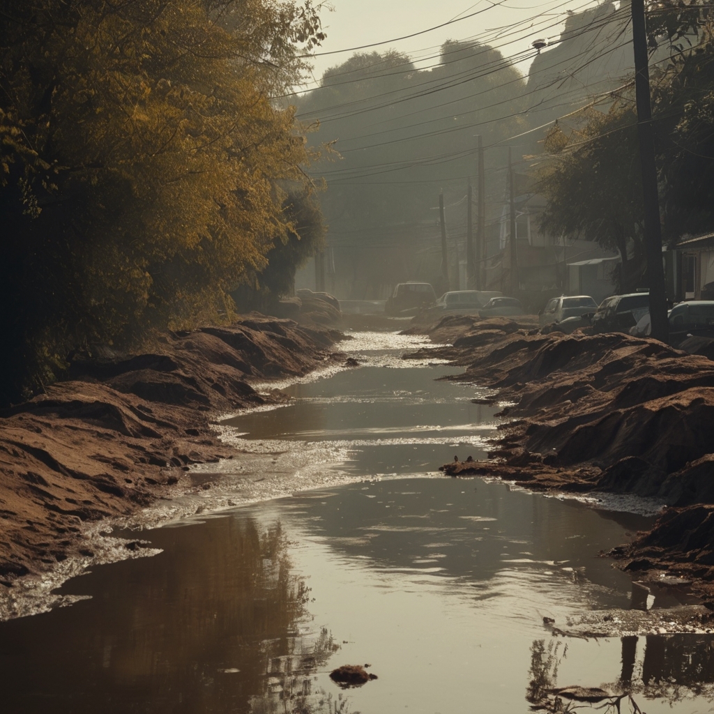 dirty water