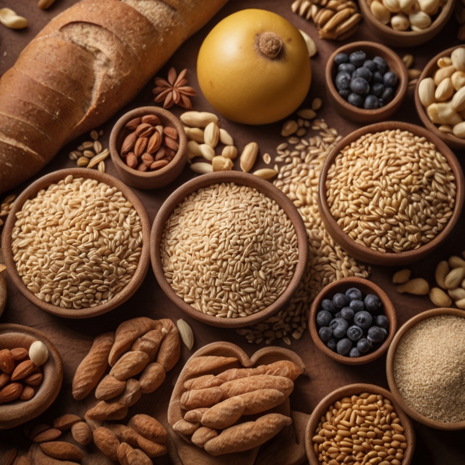 Brown Rice, Barley, and Quinoa