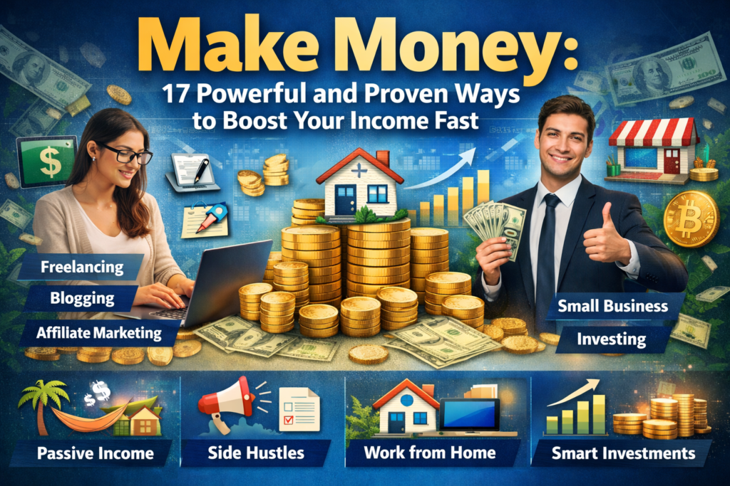 Make Money: 17 Powerful and Proven Ways to Boost Your Income Fast