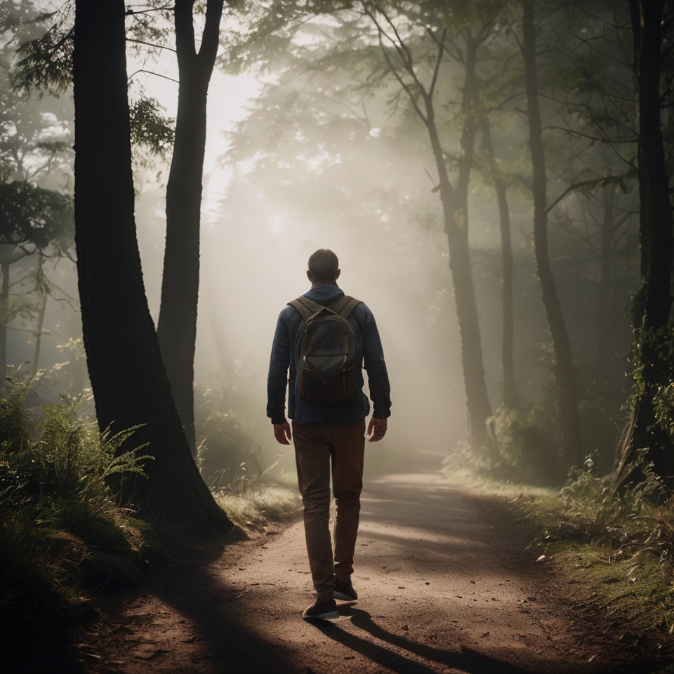 man walking