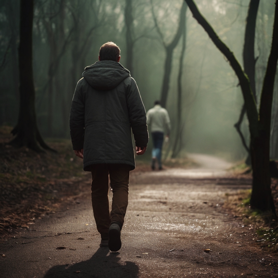 man walking
